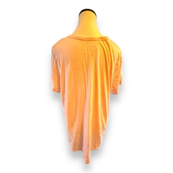 Women’s torrid 1 Pale Pink Girlfriend Signature Jersey V-Neck Tee 14 16 1X 1XL - Picture 7 of 13